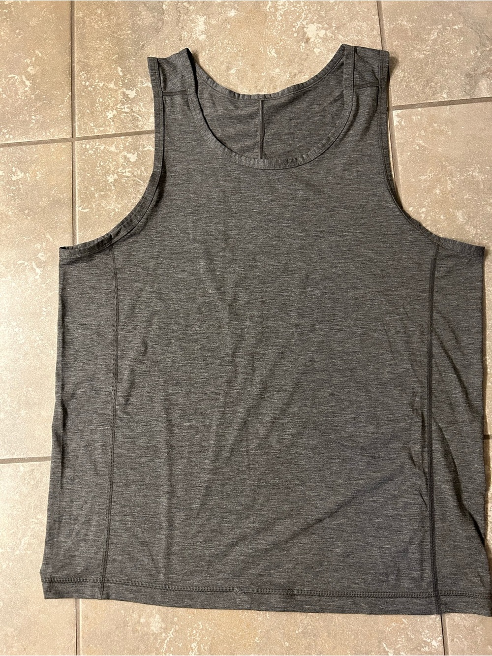 Men's Athletic Tank Top - Charcoal Gray